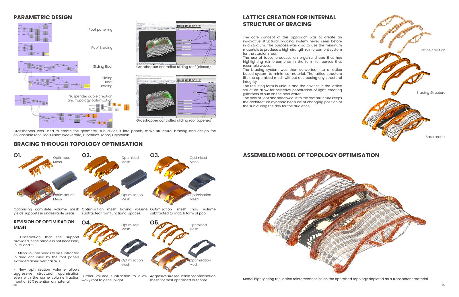 Stadium of Waves: Pool planning, structure and environmental development.